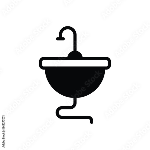Washbasin Vector icon