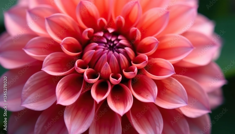 Close-up dahlia petals, layered, rich color variations , luxury, vivid Close-up dahlia petals, layered, rich color variations , luxury, vivid