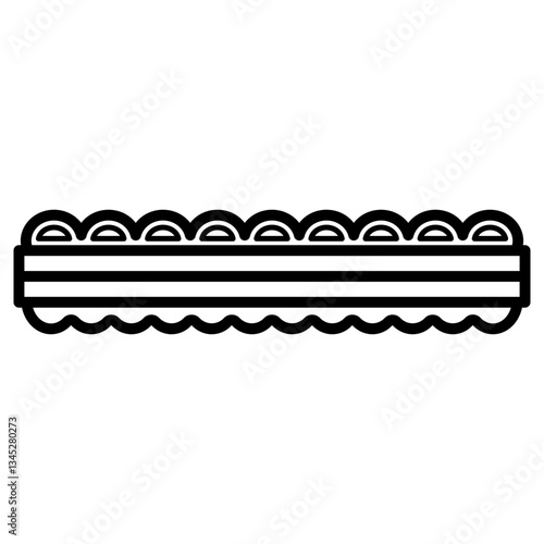 레이스 장식 아이콘