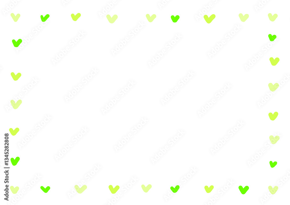 Obraz premium This is a heart border illustration