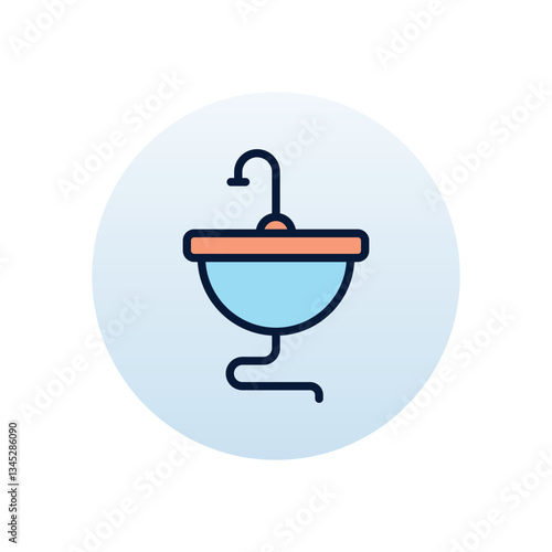 Washbasin Vector icon