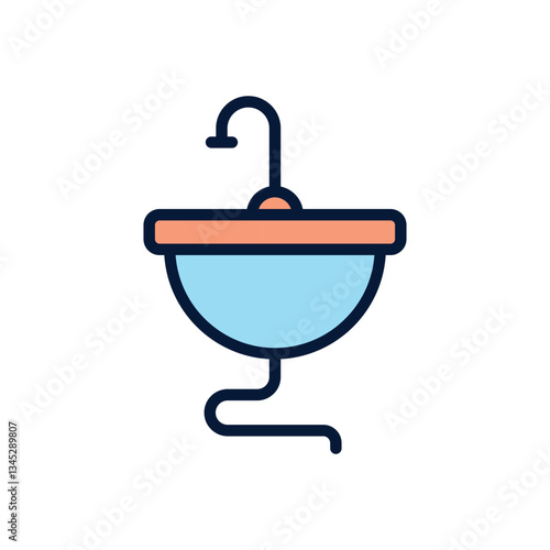 Washbasin Vector icon