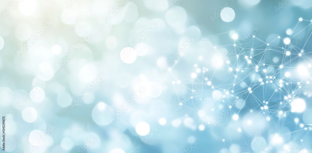 Abstract bokeh light and network connection. Abstract bokeh light and network connection.