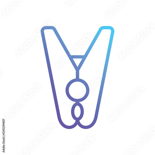 Clothespin Vector icon