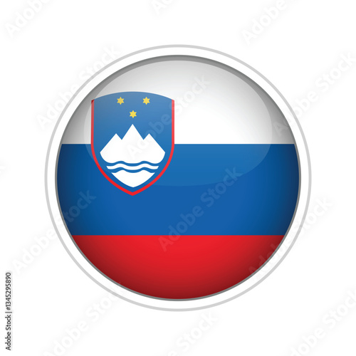 Slovenia Flag Sphere Vector Free Download Slovenia Flag Sphere Vector - GFXLoad