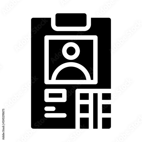 accredited film. This is a vector single icon with a solid style. Suitable for any purpose, such as website design, mobile app design, logo design, pattern design, etc.
