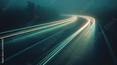 Neon green speed concept, abstract minimalist design, dynamic glowing lines on a dark background, sleek and modern, motion-effected streaks, futuristic energy, high-speed theme, 