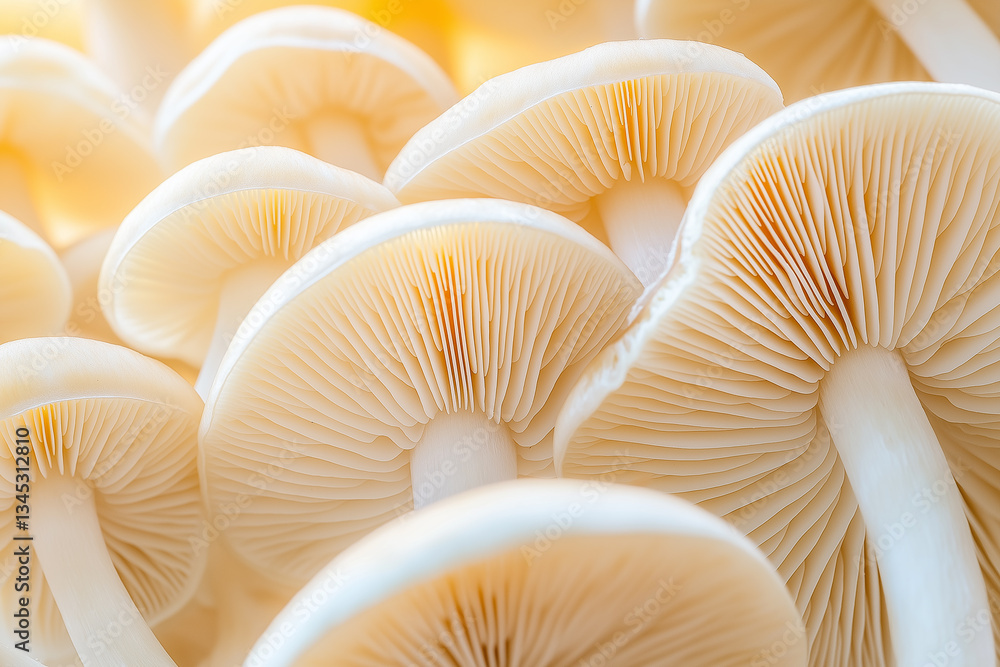 abstract background macro image of Sajor-caju mushroom abstract background macro image of Sajor-caju mushroom