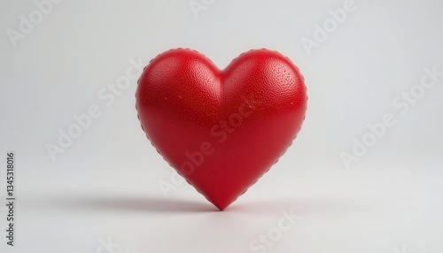 Wallpaper Mural Heart shaped object studio 3d render minimalist close-up love concept Torontodigital.ca