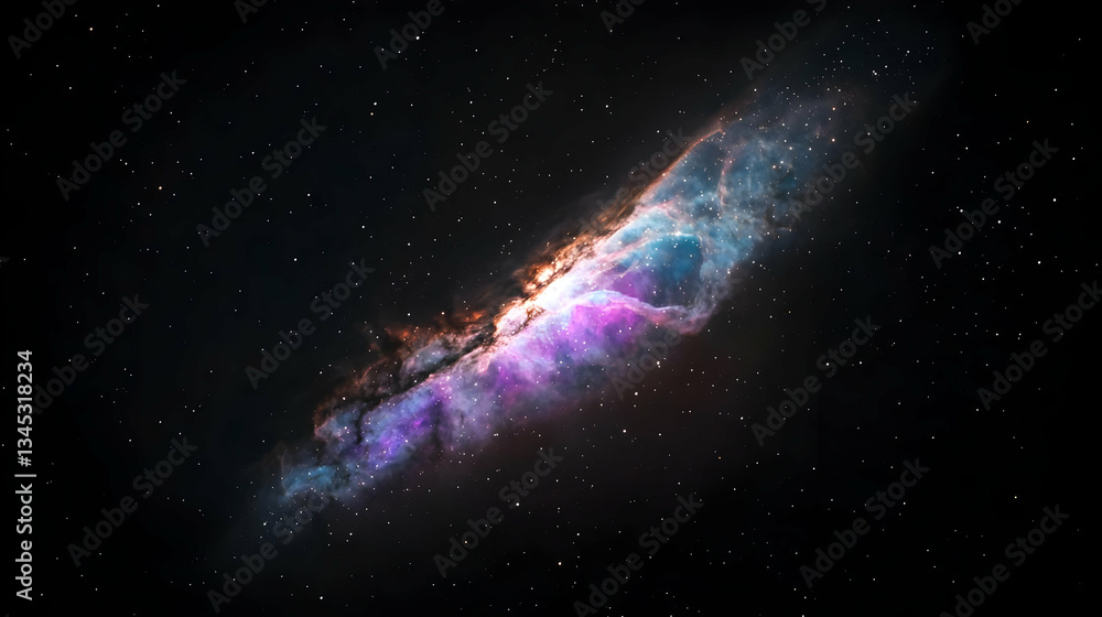 Fototapeta premium Colorful Nebula In Deep Space