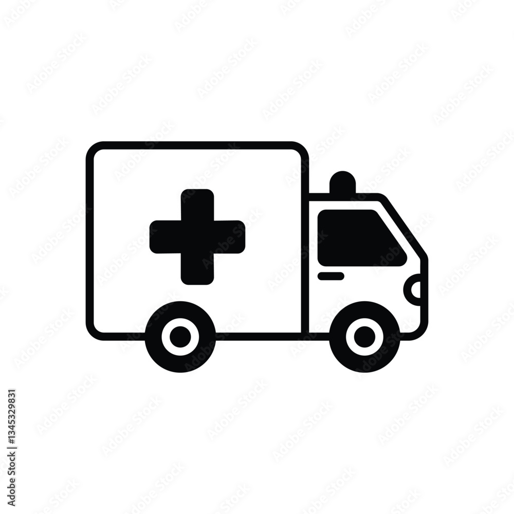 Ambulance Vector icon Ambulance Vector icon
