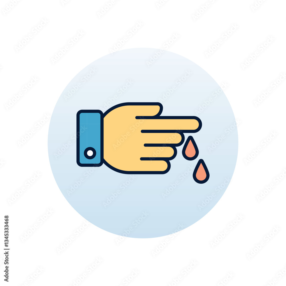 blood test Vector icon blood test Vector icon