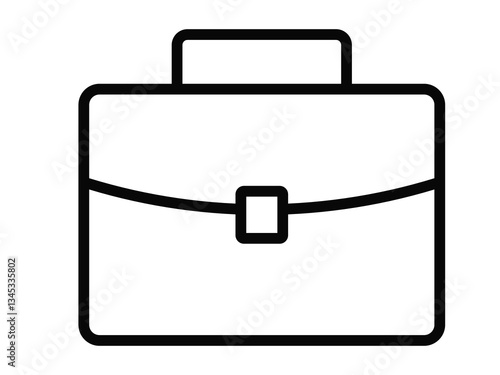 portfolio vector thin line icon