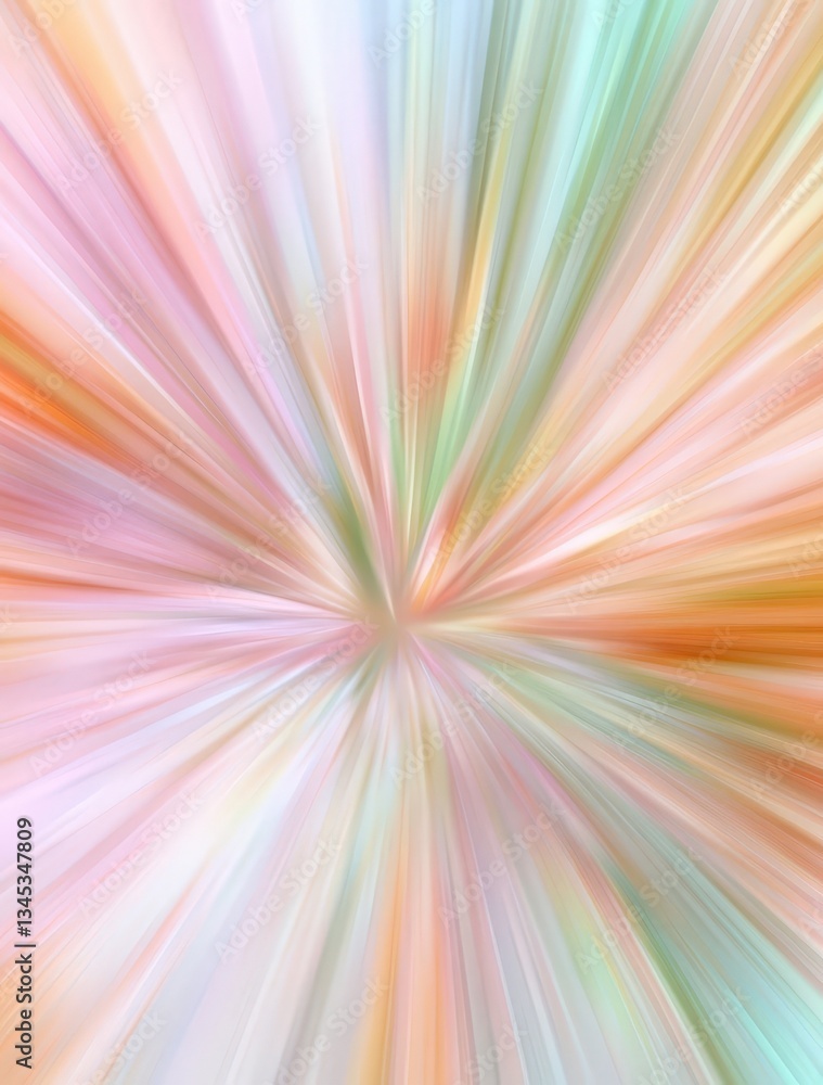 Obraz premium Pastel Burst Abstract Background