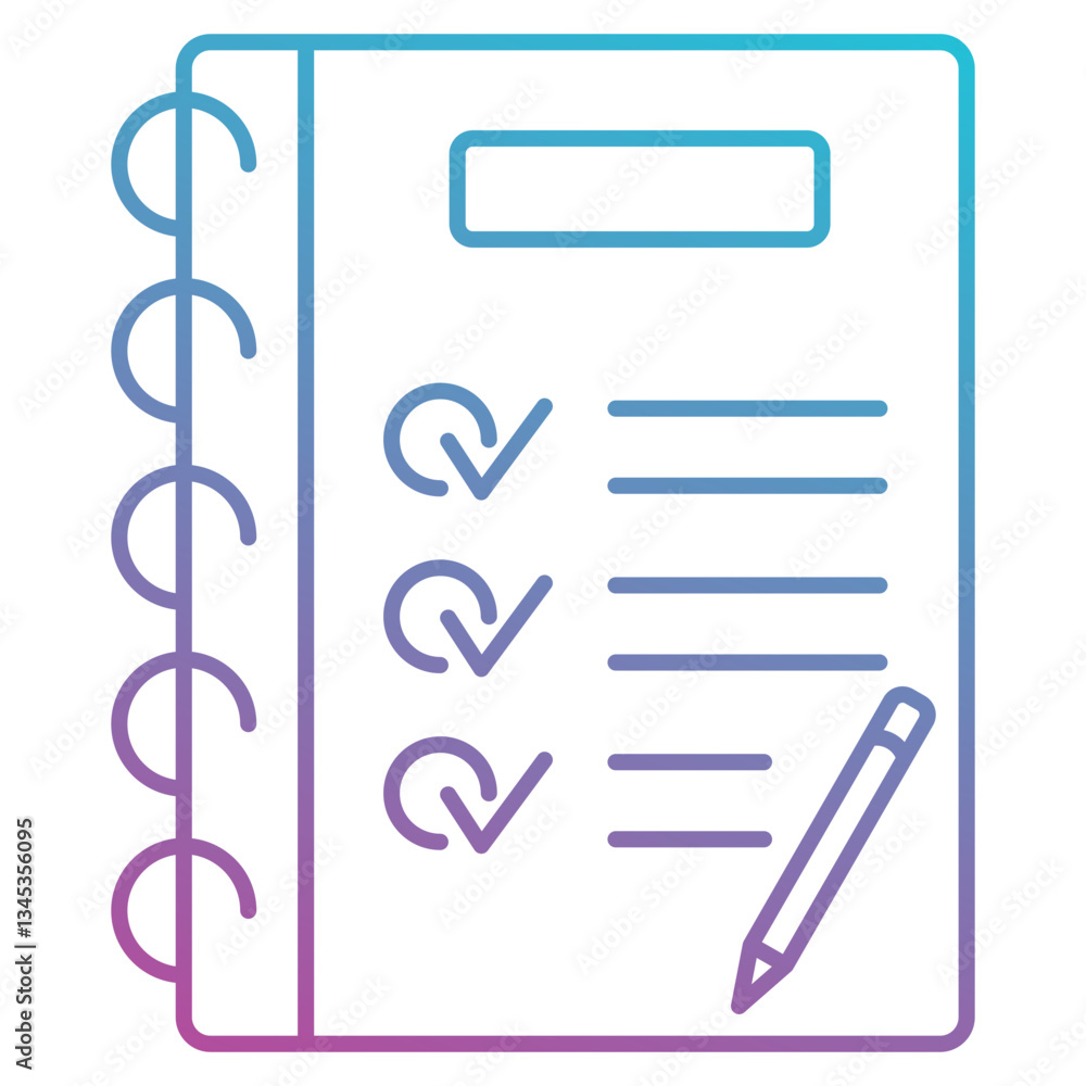 agenda icon element for design agenda icon element for design