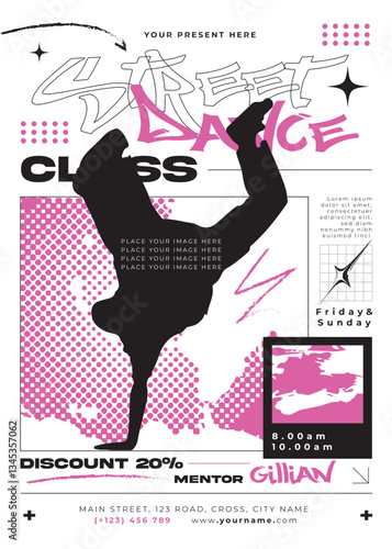 Street Dance Class Flyer