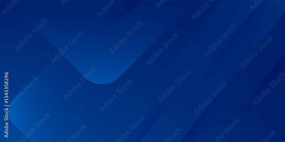 Fototapeta premium Abstract blue background with glowing geometric lines. Modern blue gradient square shape design. Futuristic technology concept. Suit for brochure, corporate, poster, banner, cover modern. eps 10