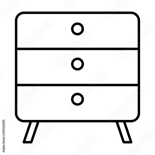 drawers outline icon