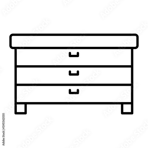 drawers outline icon