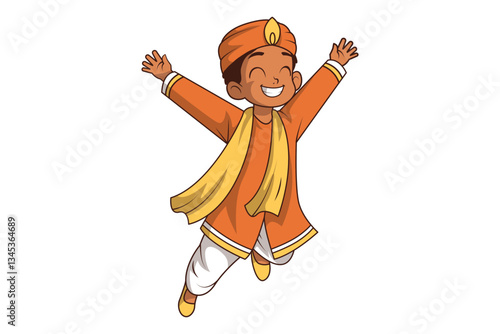 Indian Kids Characters Dancing