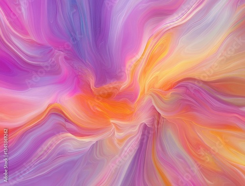 Wallpaper Mural Abstract Swirling Pastel Colors Torontodigital.ca
