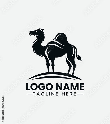 Camel Logo Design, Desert Camel Logo, Arabian Camel Logo
