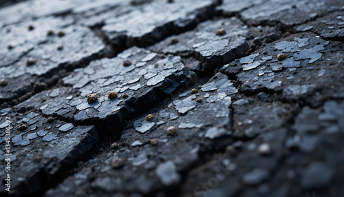 stone pattern for background, black and grey stone gravel texture