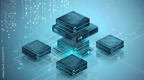 Schematic Representation of Virtual Machine Creation in a Binary Background