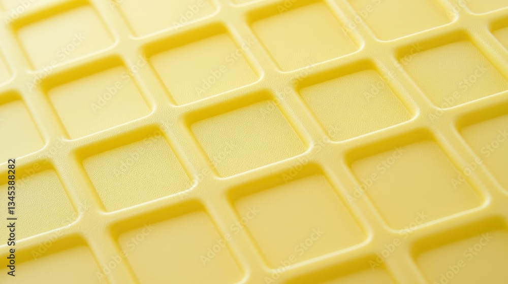Generative AI, Seamless Light Yellow Silicone Coaster Texture