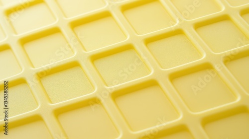 Obraz na płótnie Generative AI, Seamless Light Yellow Silicone Coaster Texture w salonie
