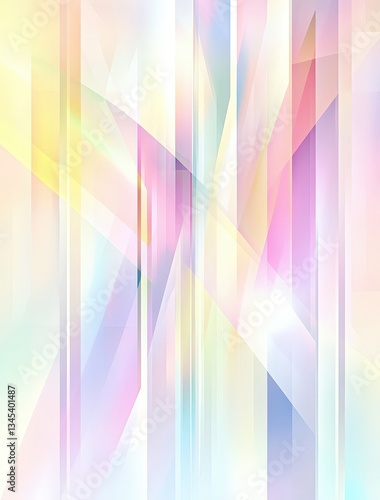 Pastel Geometric Abstract Design