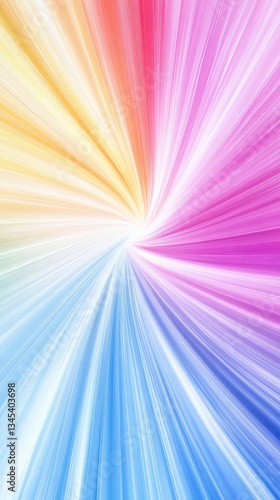 Rainbow Swirl Abstract Background
