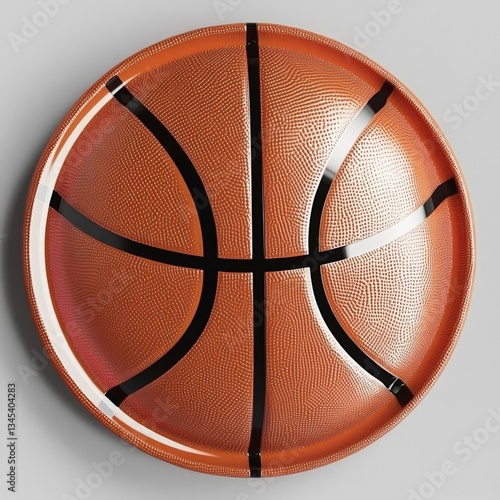 basketball ball isolated on white