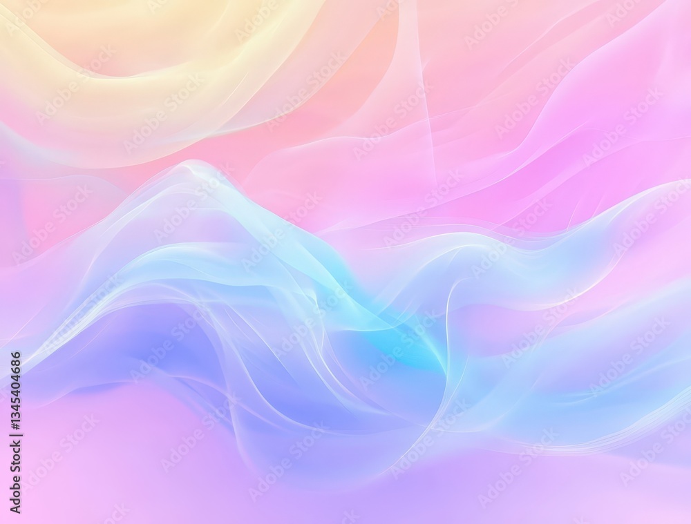 Pastel Flowing Fabric Abstract Pastel Flowing Fabric Abstract