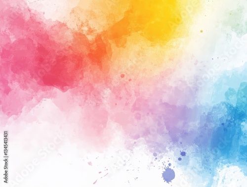 Colorful Watercolor Abstract Background
