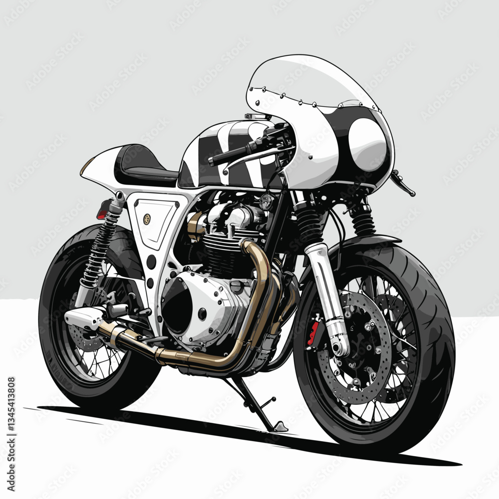 Fototapeta premium CAFERACER vector for graphic design