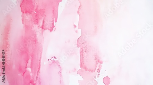 Pink Watercolor Wash Abstract Texture