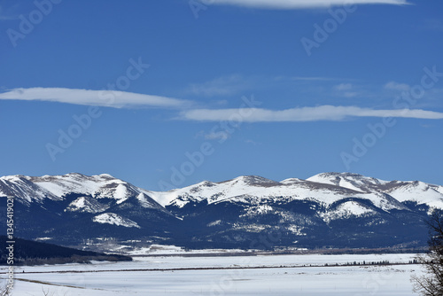 Wallpaper Mural snow covered mountains in Colorado winter Torontodigital.ca