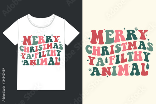 Merry Christmas ya filthy animal,Retro Christmas eps,
Christmas eps file,Retro 
Christmas eps, Retro Christmas Clipart, Merry Christmas