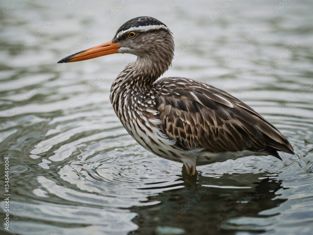Fototapeta premium bird in lake
