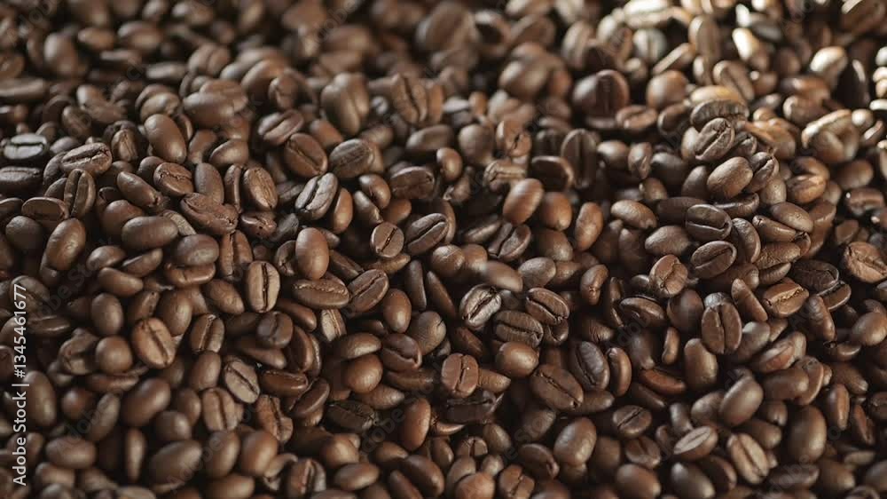 A pile of coffee beans with a lot of them being brown. The beans are spread out and are not in a uniform shape A pile of coffee beans with a lot of them being brown. The beans are spread out and are not in a uniform shape