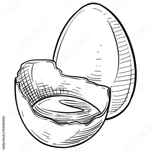 egg handdrawn illustration