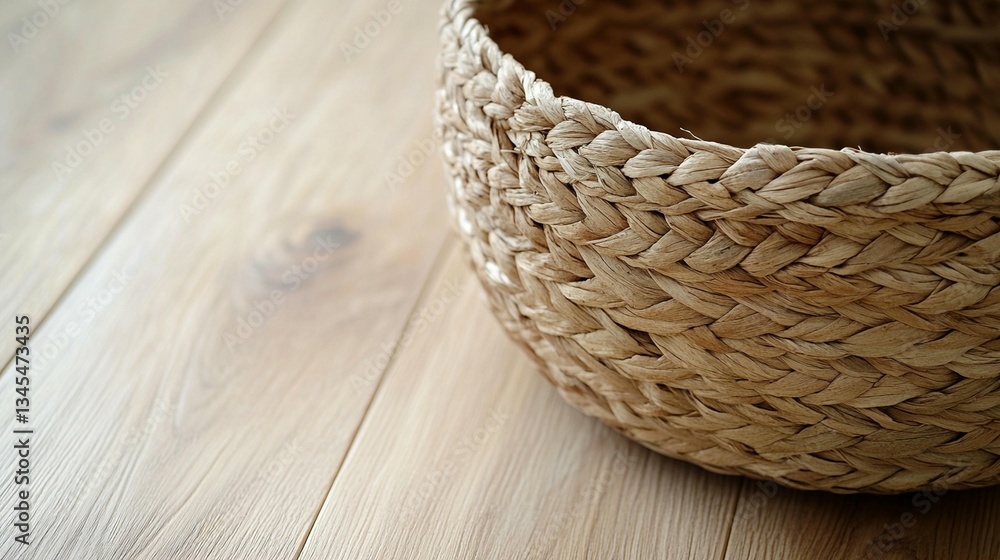 Fototapeta premium Woven Basket, Natural Fiber