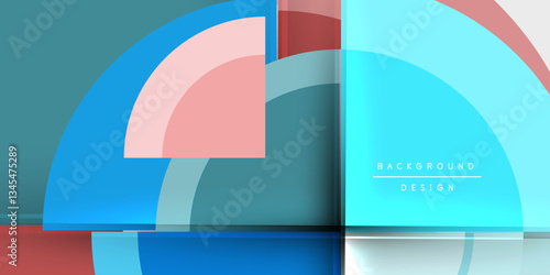 Target circle geometric abstract shapes. Vector Illustration For Wallpaper, Banner, Background, Card, Book Illustration, landing page