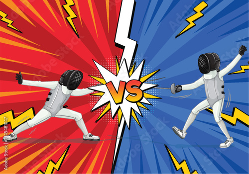 Dynamic Fencing Duel Showdown
