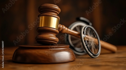 Disability Rights Courtroom Gavel.