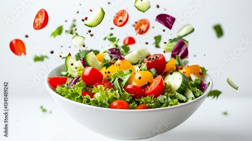 owl with fresh mixed vegetable