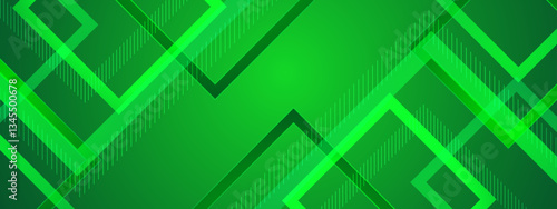 green gradient abstract geometric background vector illustration, perfect for business presentation, digital banner, and website background