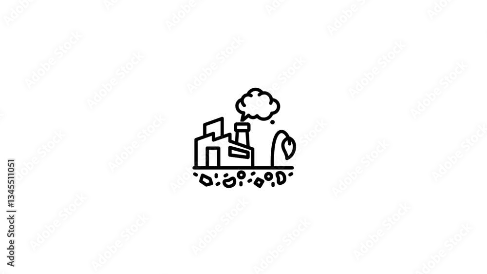 environment piliation icon animation video loop environment piliation icon animation video loop