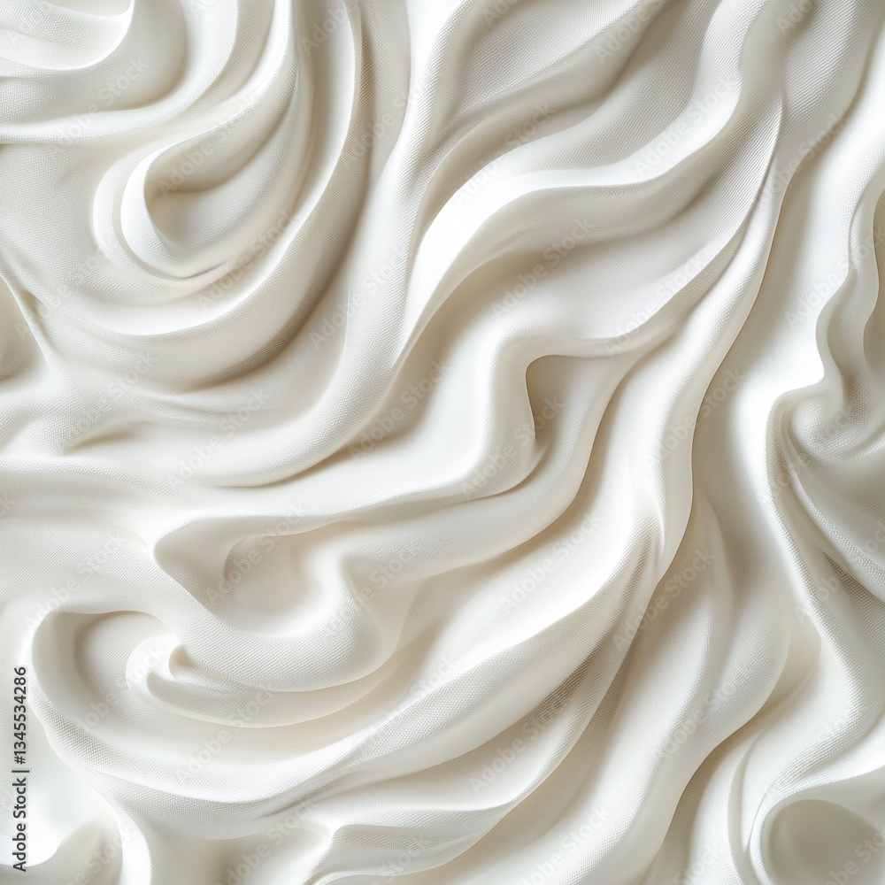 Fototapeta premium White silicone texture. Texture usable file. Square texture asset. Elegant feel.